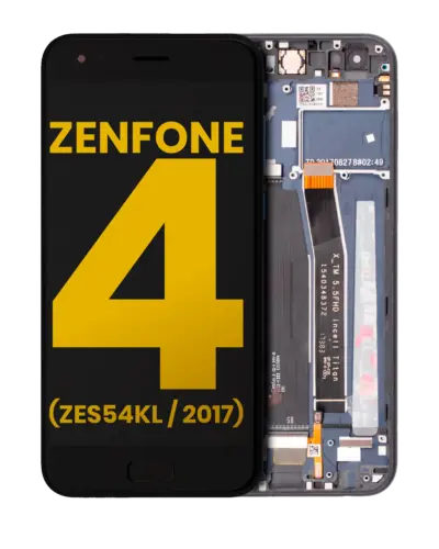 LCD Assembly With Frame For Asus ZenFone 4 (ZE554KL / 2017) (Refurbished) (Black)