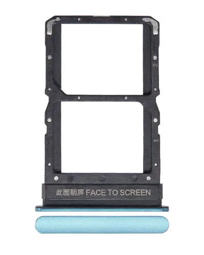 Dual Sim Card Tray For Xiaomi Poco X3 GT (Wave Blue)