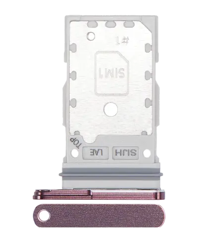 Dual Sim Card Tray For Samsung Galaxy S22 Ultra (Burgundy)