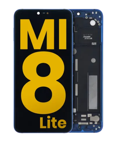 LCD Assembly With Frame For Xiaomi Mi 8 Lite (Refurbished) (Aurora Blue)