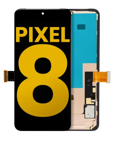 OLED Assembly With Frame (Without Fingerprint Sensor) For Google Pixel 8 (Refurbished) (All Colors)