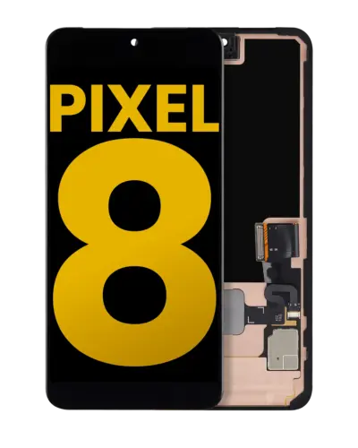 OLED Assembly With Frame (With Fingerprint Sensor) For Google Pixel 8 (Refurbished) (All Colors)