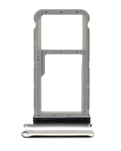 Single Sim Card Tray For Motorola Moto G Fast (XT2045-3 / 2020) (Pearl White)