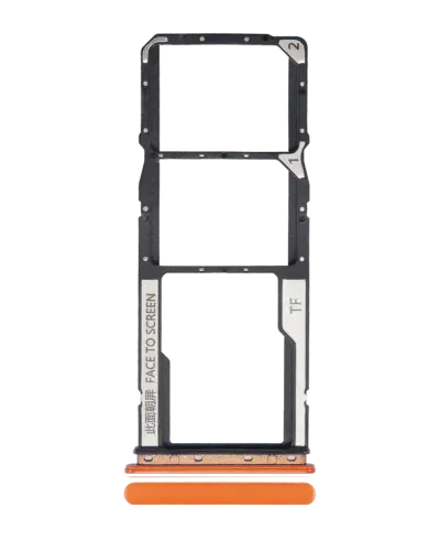 Dual Sim Card Tray For Xiaomi Redmi 9C / 9A (Orange) – Image 6