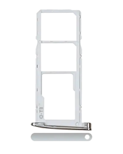 Dual Sim Card Tray For Motorola Moto G6 (XT1925 / 2018) (Silver)