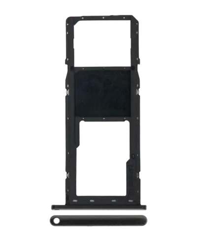 Tiroir pour carte SIM unique pour Samsung Galaxy A01 (A015 / 2020) (Noir) – Image 4