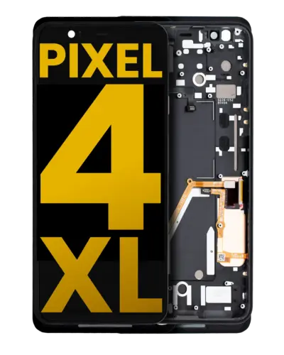 OLED Assembly With Frame For Google Pixel 4 XL (Refurbished) (Pink Power Button)