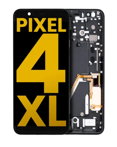 OLED Assembly With Frame For Google Pixel 4 XL (Refurbished) (Oh So Orange Power Button)