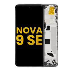 Écran LCD complet avec cadre pour Huawei Nova 9 SE (reconditionné) (Midnight Black)