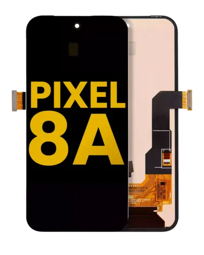 Bloc écran OLED sans cadre (sans empreinte digitale capteur) pour Google Pixel 8A (reconditionné) (toutes couleurs)
