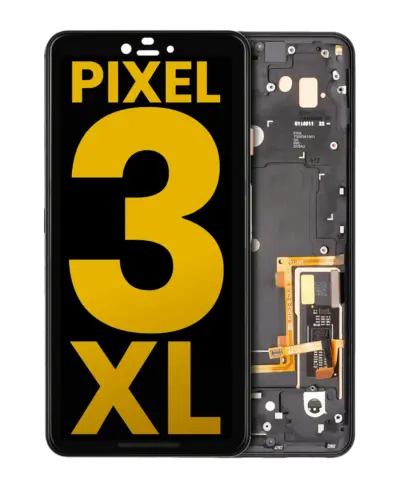 OLED Assembly With Frame For Google Pixel 3 XL (Refurbished) (Just Black)