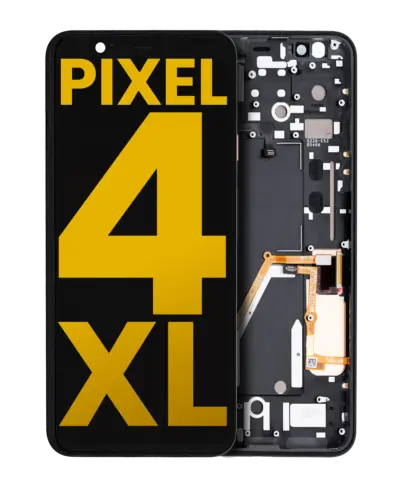OLED Assembly With Frame For Google Pixel 4 XL (Refurbished) (Pink Power Button)