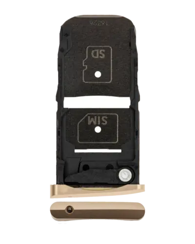 Sim Card Tray For Motorola Moto Z Force Droid (XT1650-02 / 2016) (Gold)