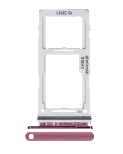 Dual tiroir SIM pour Samsung Galaxy S10 / S10 Plus / S10E (Flamingo Pink)