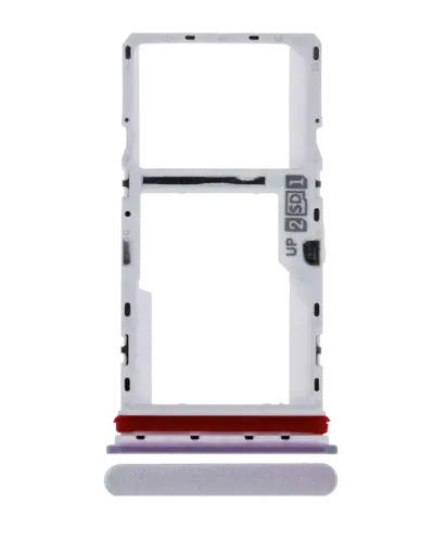 Dual Sim Card Tray For Motorola Moto G10 (XT2127-2 / 2021) (Iridescent Pearl)