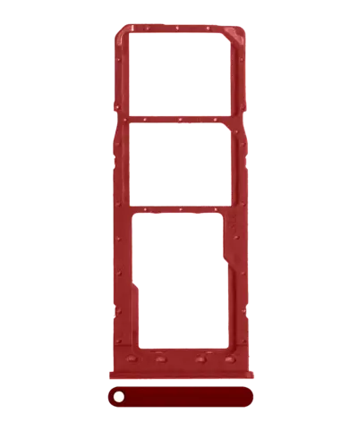 Dual Sim Card Tray For Samsung Galaxy A10 (A105 / 2019) (Red)