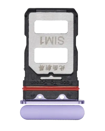 Dual Sim Card Tray For Xiaomi Redmi K30 Pro / Xiaomi Poco F2 Pro (Electric Purple)