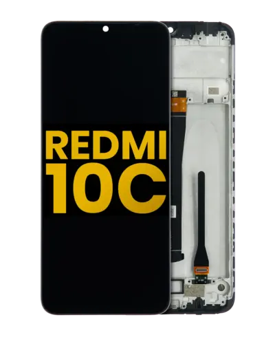 LCD Assembly With Frame For Xiaomi Redmi 10C (Refurbished) (All Colors) – Image 12