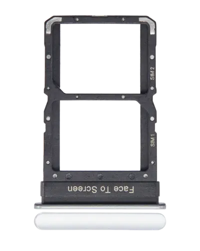 Dual Sim Card Tray For Xiaomi Poco X3 GT (Cloud White)