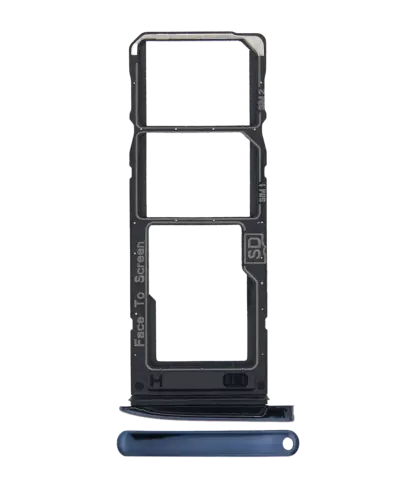 Dual Sim Card Tray For Motorola Moto G7 (XT1962 / 2019) / Moto G7 Plus (XT1965-2 / 2019) (Deep Indigo / Blue)