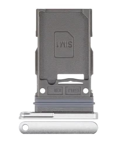 Single tiroir SIM pour Samsung Galaxy S21 FE 5G (blanc)