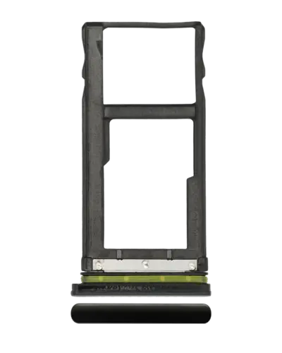 Single Sim Card Tray For Motorola One Vision (XT1970 / 2019) / P50 (XT1970 / 2019) (Black)