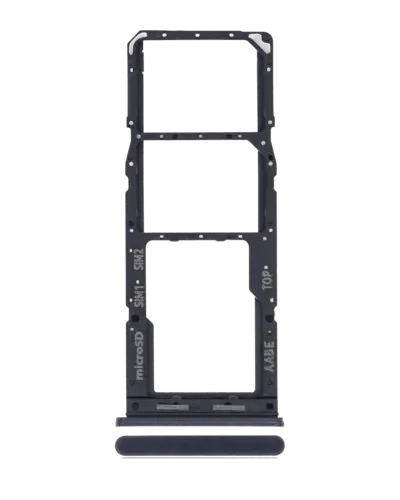 Dual Sim Card Tray For Samsung Galaxy A12 (A125 / 2020) (Black)