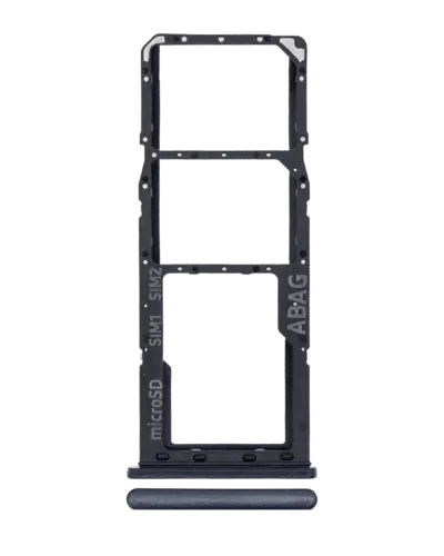 Dual Sim Card Tray For Samsung Galaxy A21S (A217 / 2020) (Black)