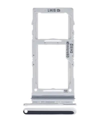 Dual Sim Card Tray For Samsung Galaxy A71 5G (A716 / 2020) (Prism Cube Silver)