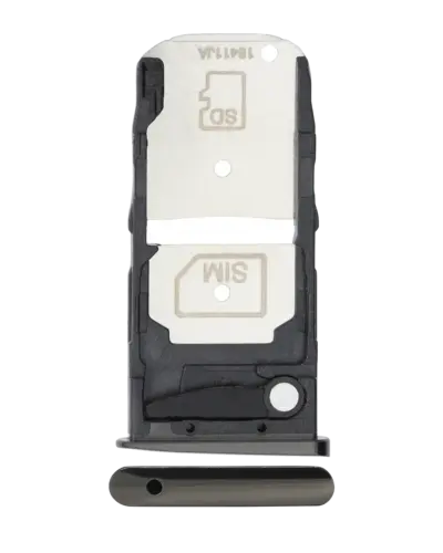 Single Sim Card Tray For Motorola Moto Z3 (XT1929-17 / 2018) / Z3 Play (XT1929 / 2018) (Black)