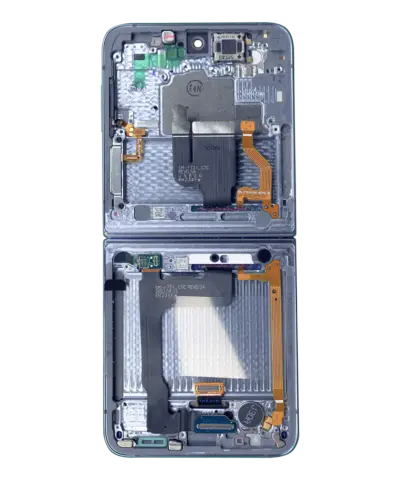 Inner bloc écran OLED avec cadre pour Samsung Galaxy Z Flip 4 5G (US & International) (Service Pack) (bleu) – Image 4