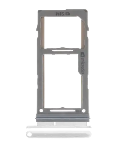 Single tiroir SIM pour Samsung Galaxy S10 / S10 Plus / S10E (Prism White)