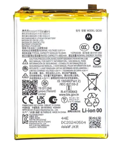 Replacement Battery For Motorola Moto Edge 50 Fusion 5G (XT2429 / 2024) / Edge (XT2405 / 2024) (QC50) (Genuine OEM)