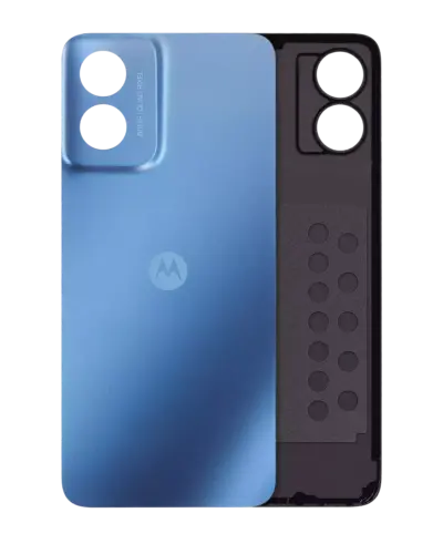 Back Cover Glass For Motorola Moto G Play (XT2413 / 2024) (Genuine OEM) (Coronet Blue)