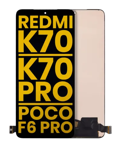 OLED Assembly Without Frame For Xiaomi Redmi K70 / K70 Pro / Poco F6 Pro (Refurbished) (All Colors)