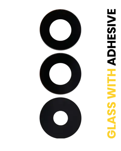 Back Camera Lens (Glass Only) With Adhesive For Samsung Galaxy A15 4G (A155 / 2023) / A15 5G (A156 / 2023) (3 Piece Set)