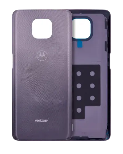 Cache arrière verre pour Motorola Moto G Power (XT2117-3 / XT2117-3PP / 2021) (Genuine OEM) (Flash Gray) (Verizon)