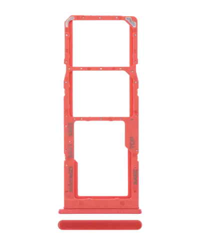 Dual Sim Card Tray For Samsung Galaxy A12 (A125 / 2020) (Red)