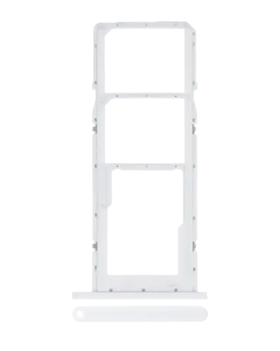Dual Sim Card Tray For Samsung Galaxy A02S (A025 / 2020) / A03 (A035 / 2021) (White)