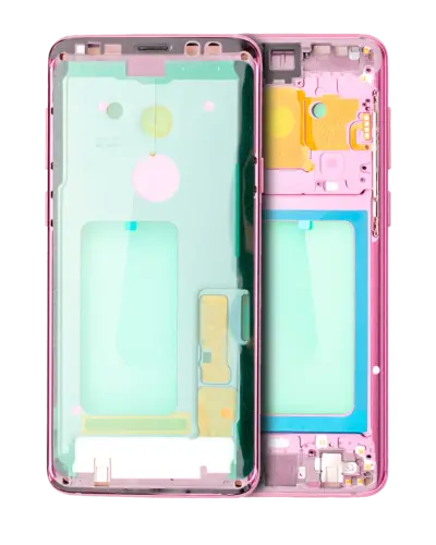Boîtier intermédiaire pour Samsung Galaxy S9 Plus (avec petites pièces) (violet lilas)