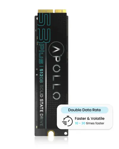 APOLLO High Performance SSD S3 Plus PCle 512GB (With DDR)
