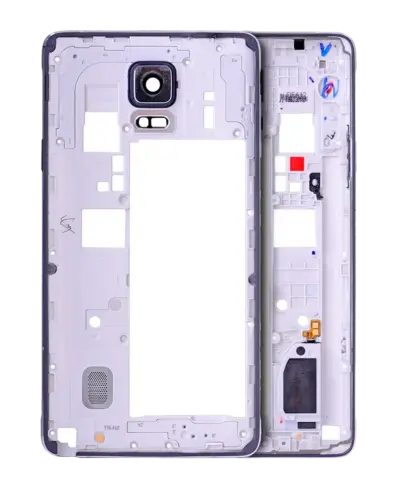 Boîtier intermédiaire pour Samsung Galaxy Note 4 (avec petites pièces) (noir) – Image 6