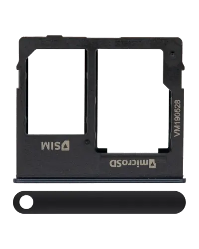 Single Sim Card Tray For Samsung Galaxy A10e (A102 / 2019) (Black)