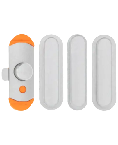 Ensemble de boutons physiques (Marche/Arrêt / Volume / Muet) pour iPad Air 1 (Blanc)