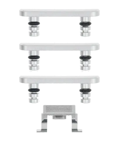 Boutons physiques (Marche/Arrêt / Volume / Interrupteur) pour iPhone 8 (Argent)