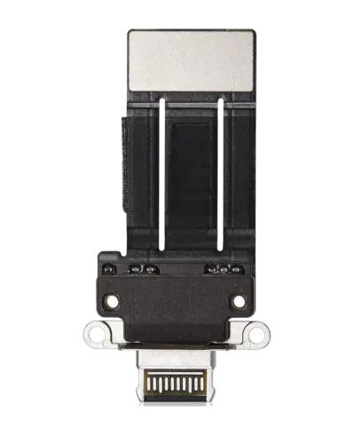 Charging Port Flex Cable For iPad Pro 11" 3rd Gen (2021) / Pro 11" 4th Gen (2022) / iPad Pro 12.9" 5th Gen (2021) / Pro 12.9" 6th Gen (2022) (Space Gray) (Premium)