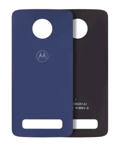 Back cover Glass For Motorola Moto Z3 Play (XT1929 / 2018) (Genuine OEM) (Deep Indigo)