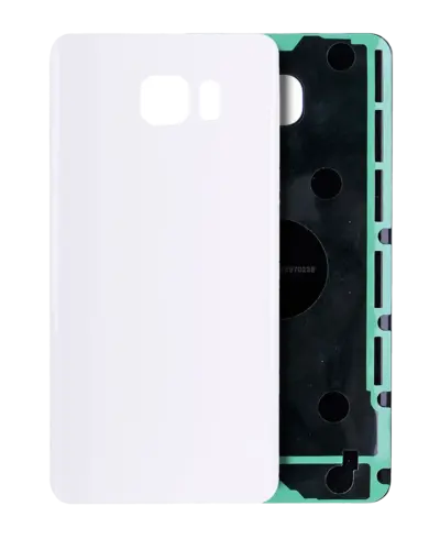 Back Cover Glass For Samsung Galaxy Note 5 (No Logo) (Aftermarket Plus) (White Pearl)