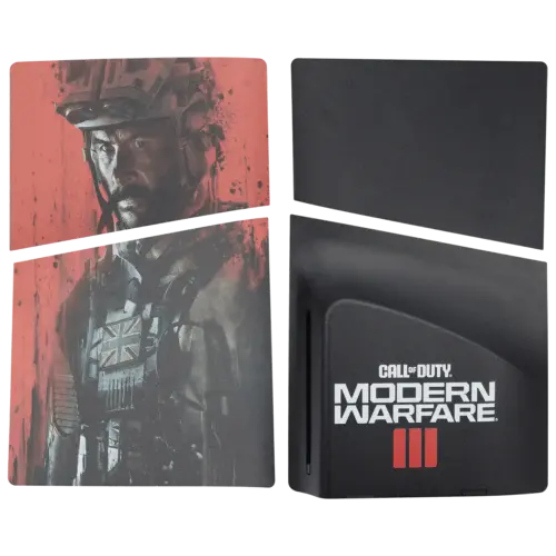 Faceplate Cover (Top & Bottom) For Sony PlayStation 5 Slim Disc Edition (Call of Duty: Modern Warfare III)