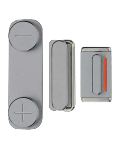 Hard Buttons Set (Power / Volume / Vibrator) For iPhone 5S / SE (2016) (Space Gray)